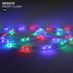 Manguera LED redonda Multicolor 50M