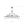 Ventilador de Techo para Soquet JLV-0112