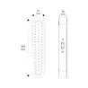 Lámpara de Emergencia 90 LED SMD 4W