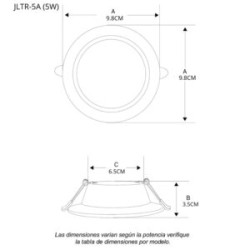 Downlight con Driver Integrado