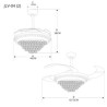 Ventilador de Cristal