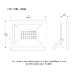Reflector LED Multicolor RGB