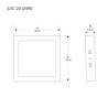 Panel LED Cuadrado Sobreponer