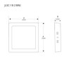 Panel LED Cuadrado Sobreponer