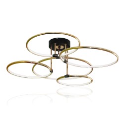 Lámpara de Techo 4 Anillos 80W
