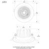 Luminario Empotrable Dirigible