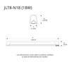 Tubo LED T8 18W 120 cm