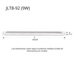 Tubo LED T8 de 9W (60 cm)